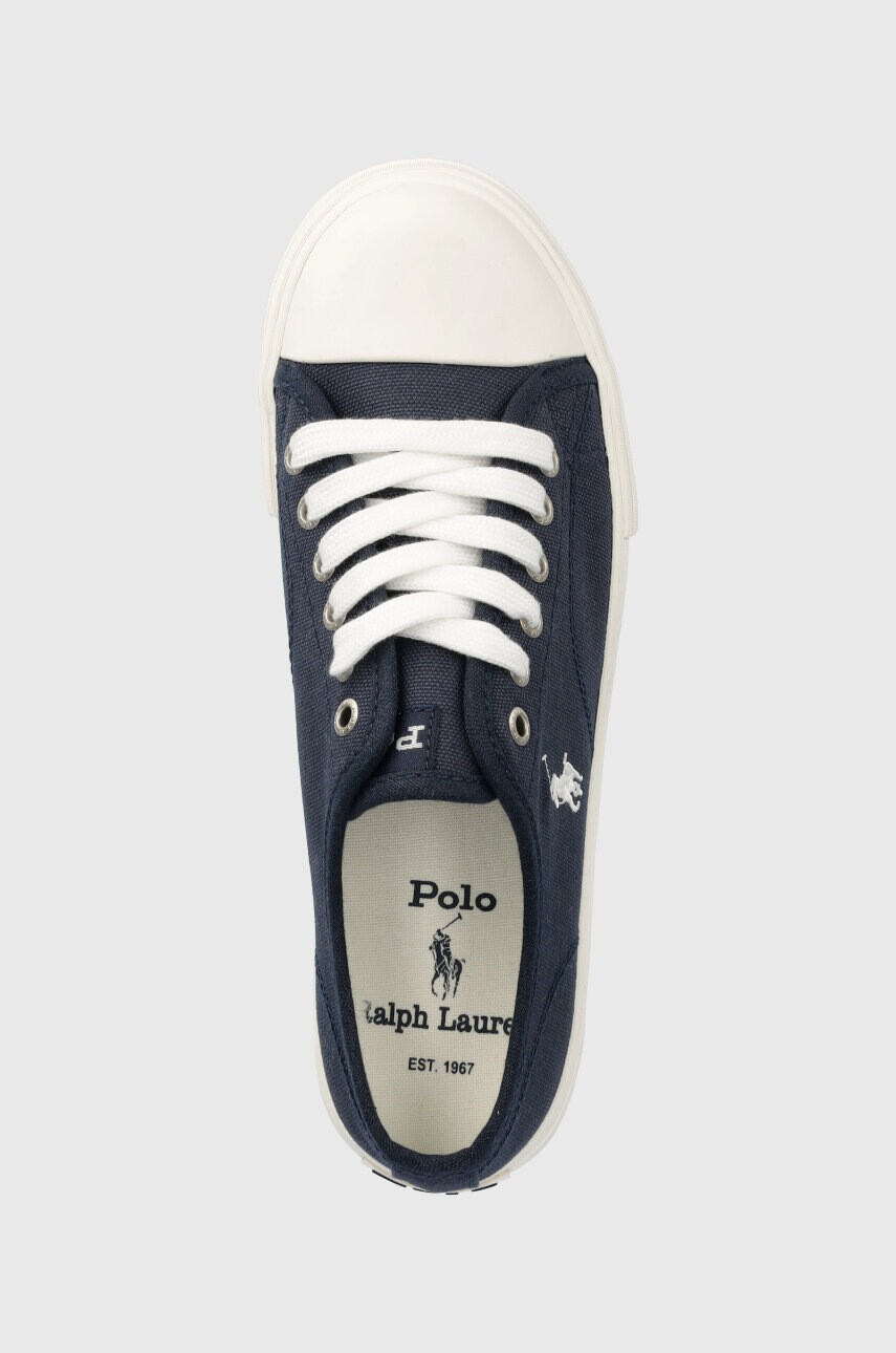 Polo Ralph Lauren Детски ниски кецове в тъмносиньо - Pepit.bg