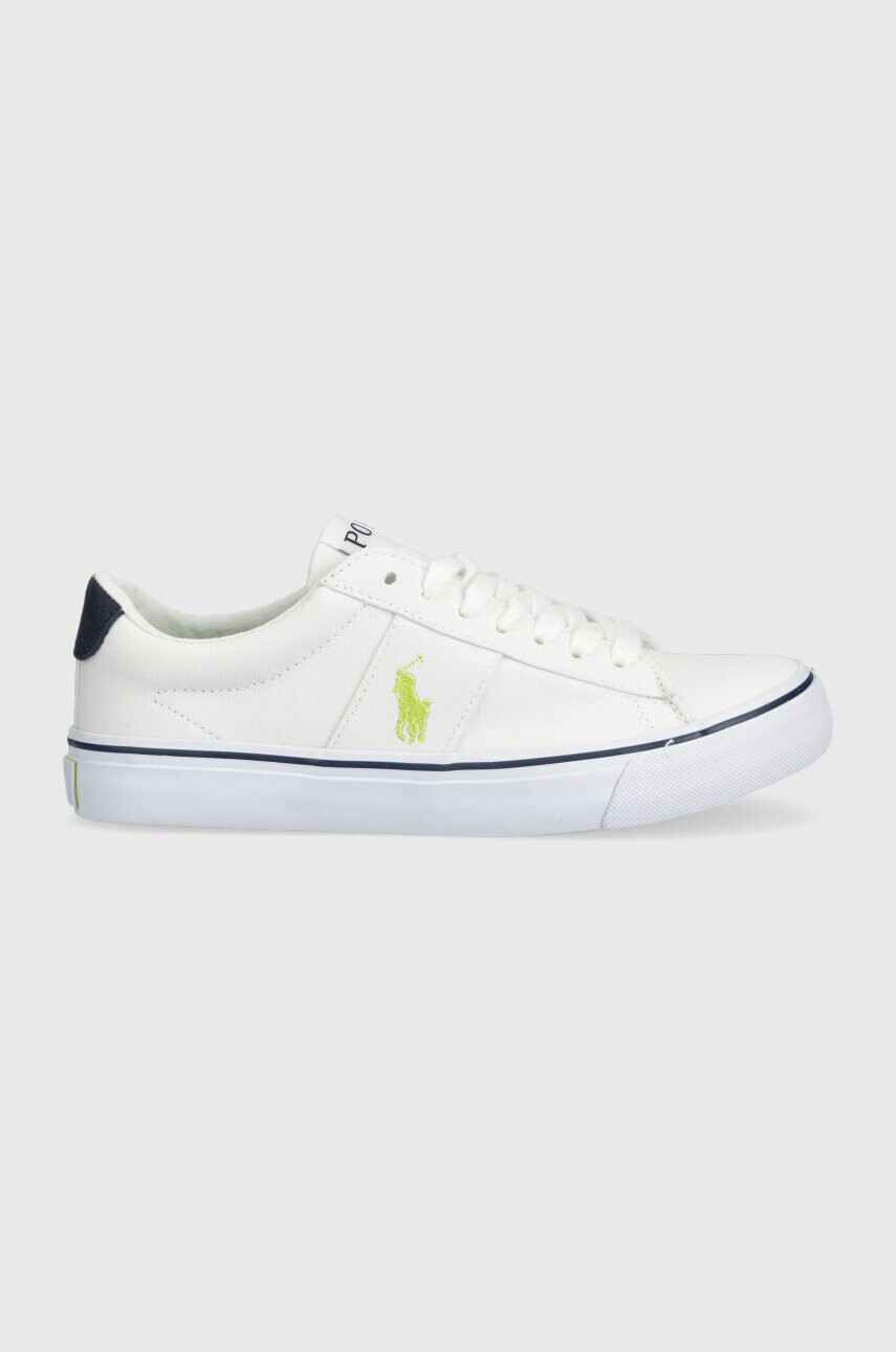 Polo Ralph Lauren Детски ниски кецове в бяло - Pepit.bg