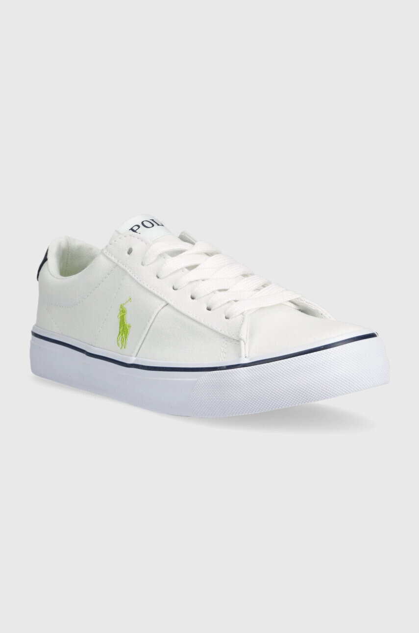 Polo Ralph Lauren Детски ниски кецове в бяло - Pepit.bg