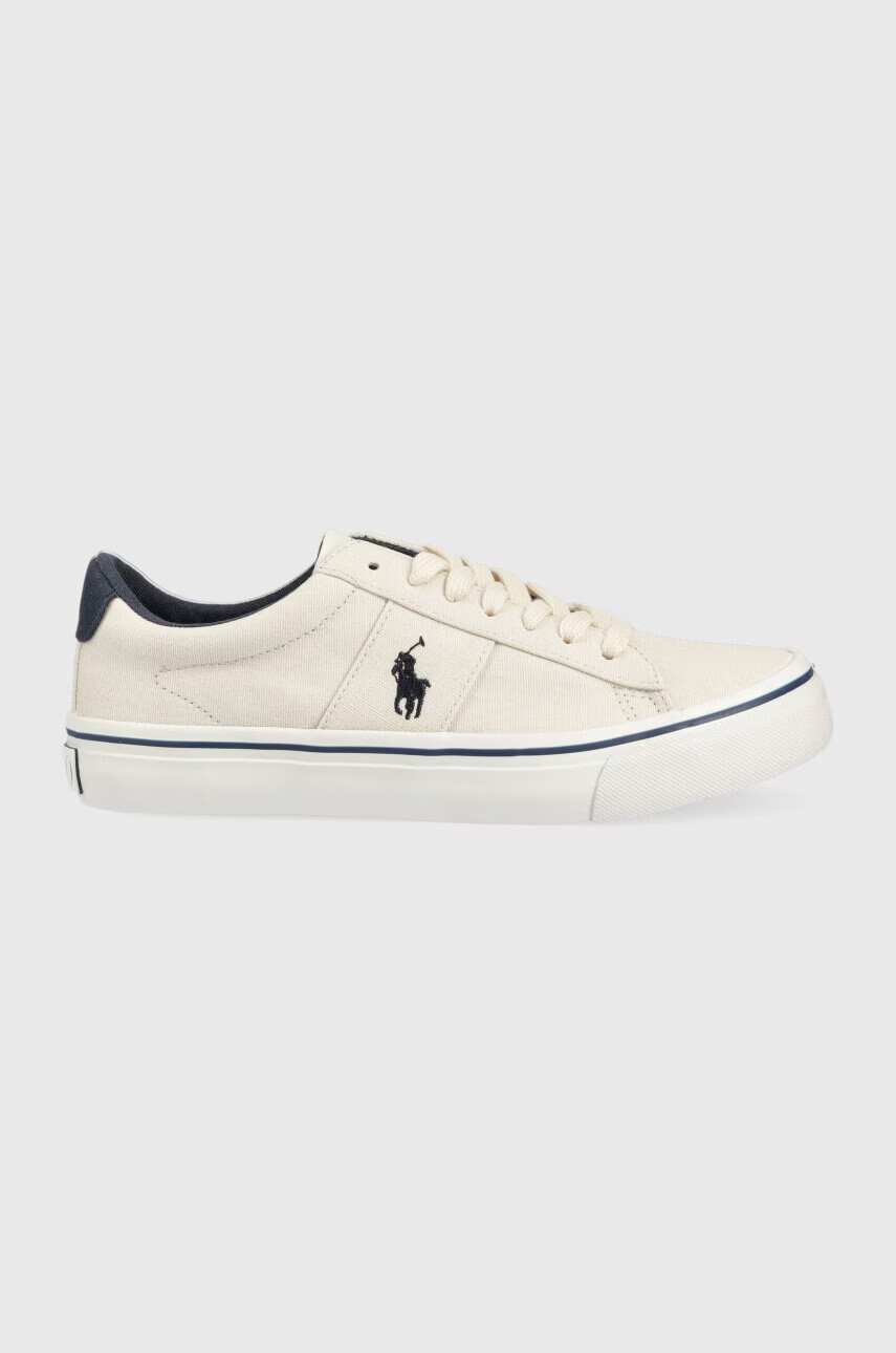 Polo Ralph Lauren Детски ниски кецове в бежово - Pepit.bg