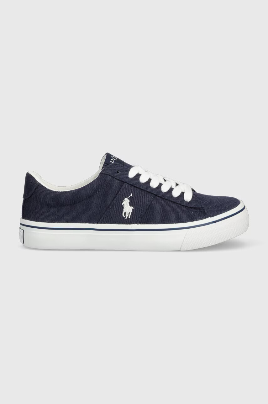 Polo Ralph Lauren Детски ниски кецове в тъмносиньо - Pepit.bg