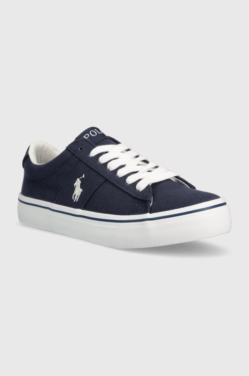 Polo Ralph Lauren Детски ниски кецове в тъмносиньо - Pepit.bg