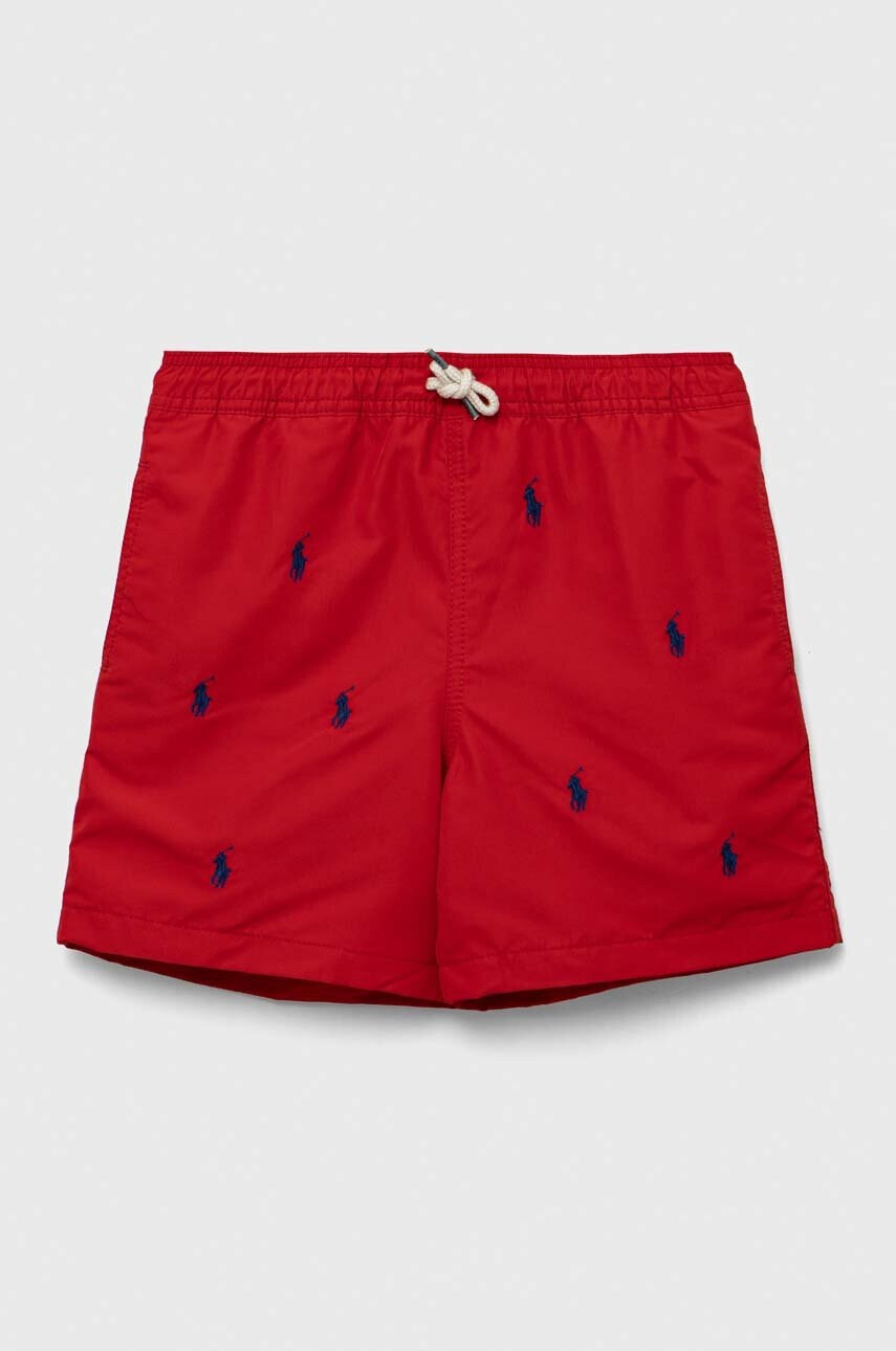 Polo Ralph Lauren Детски плувни шорти в червено - Pepit.bg