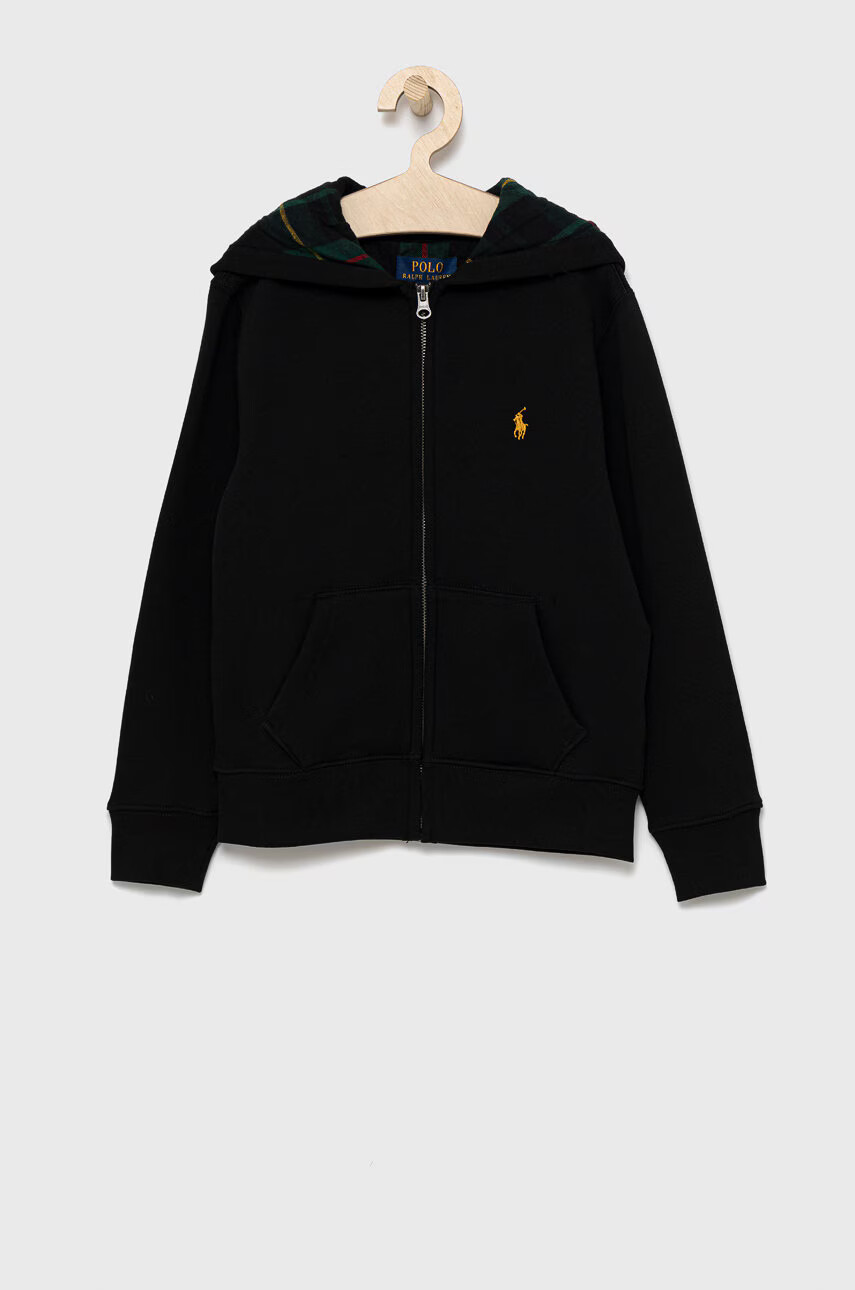 Polo Ralph Lauren Детски суичър в черно с изчистен дизайн - Pepit.bg