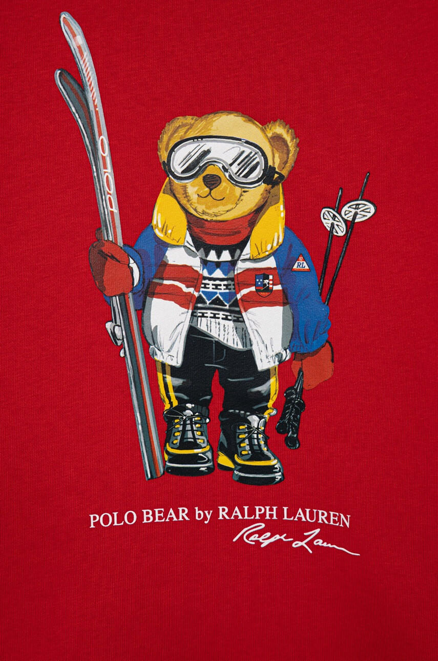 Polo Ralph Lauren Детски суичър в червено с принт - Pepit.bg