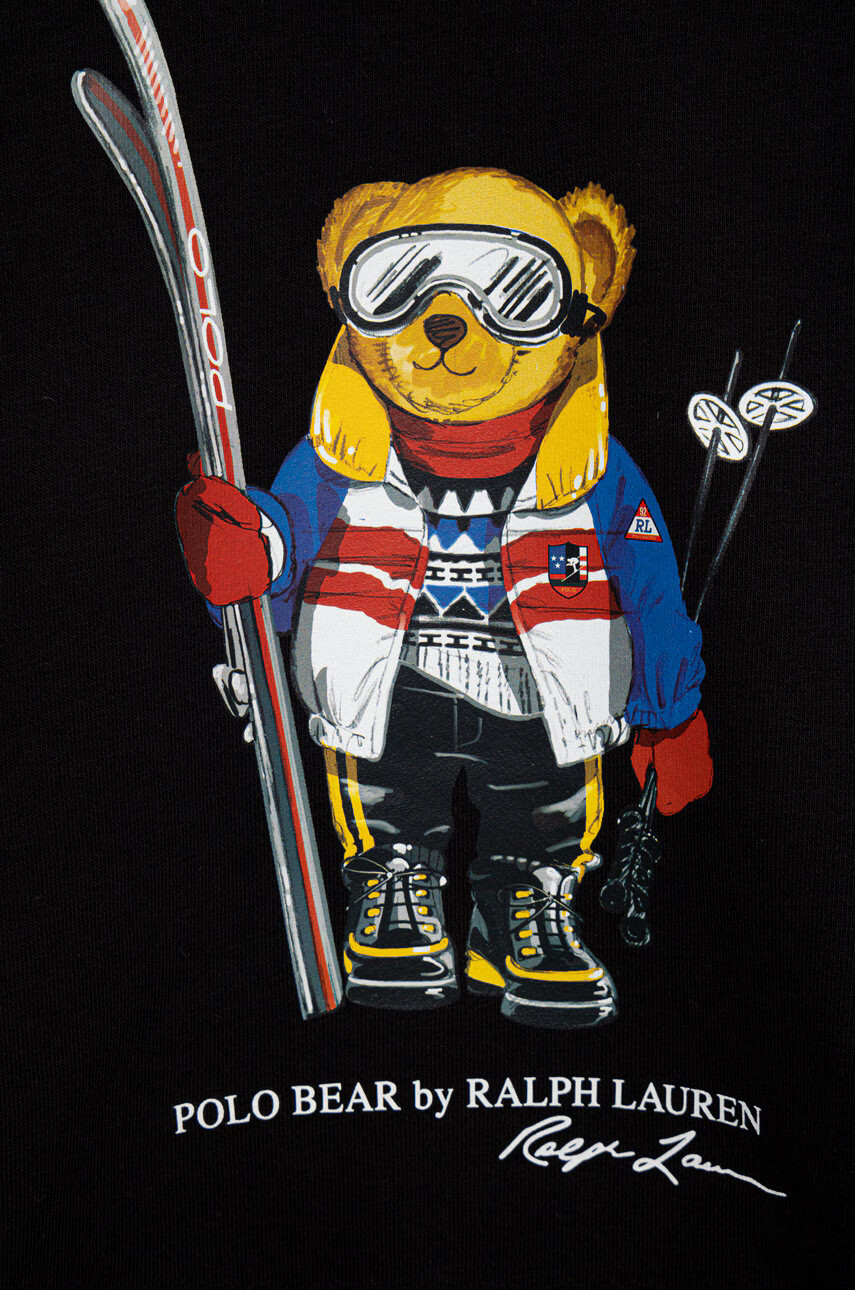 Polo Ralph Lauren Детски суичър в черно с принт - Pepit.bg