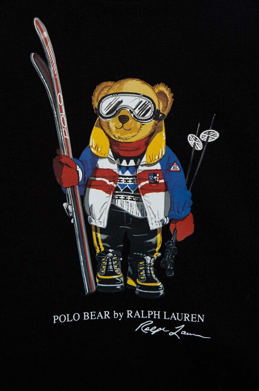 Polo Ralph Lauren Детски суичър в черно с принт - Pepit.bg