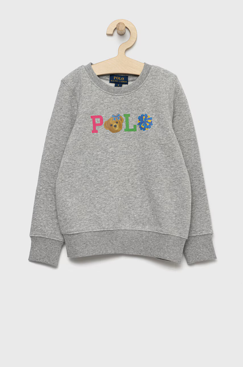 Polo Ralph Lauren Детски суичър в сиво с принт - Pepit.bg