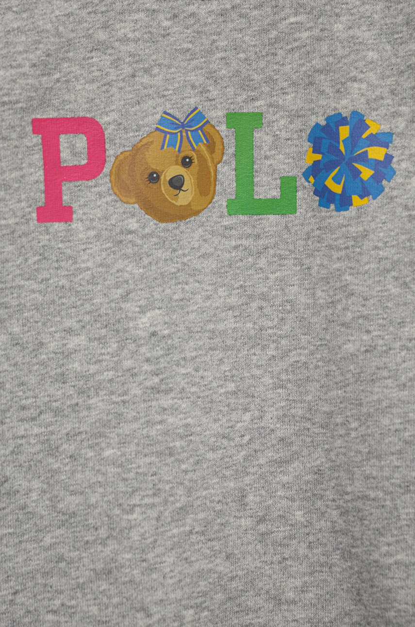 Polo Ralph Lauren Детски суичър в сиво с принт - Pepit.bg