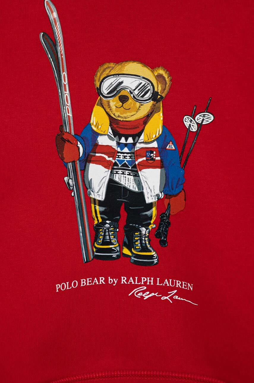Polo Ralph Lauren Детски суичър в червено с принт - Pepit.bg