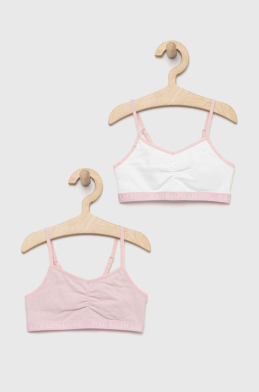 Polo Ralph Lauren Детски сутиен (2 броя) в розово - Pepit.bg