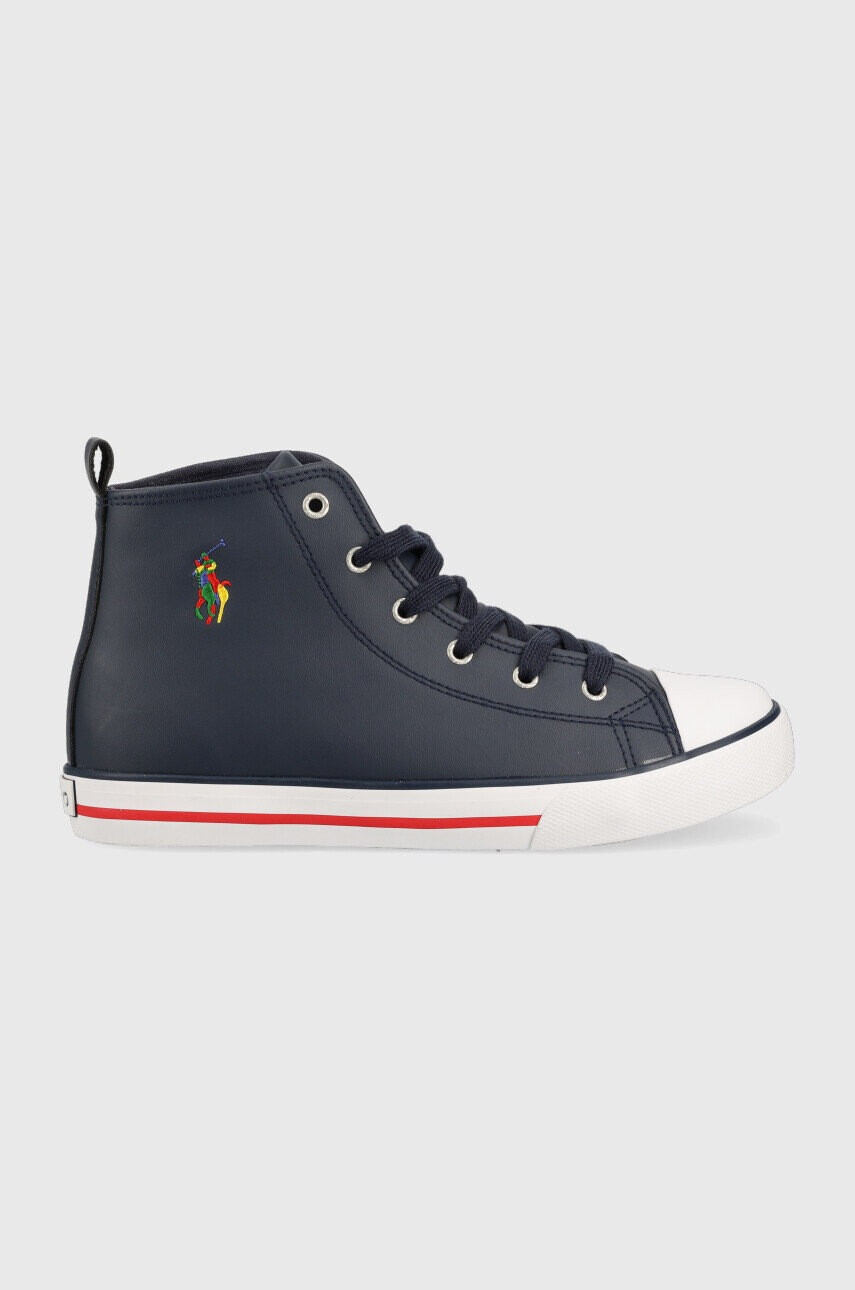 Polo Ralph Lauren Детски високи кецове в тъмносиньо - Pepit.bg