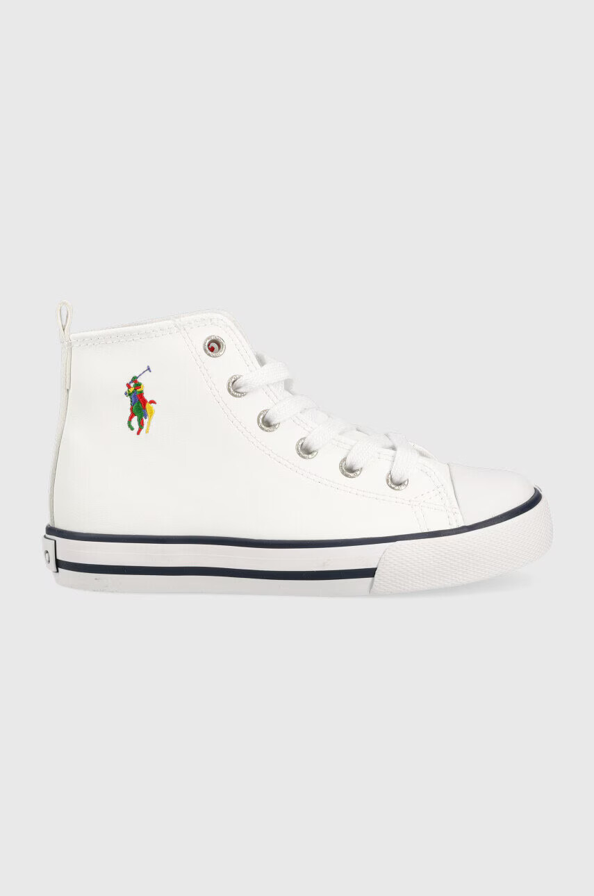 Polo Ralph Lauren Детски високи кецове в бяло - Pepit.bg