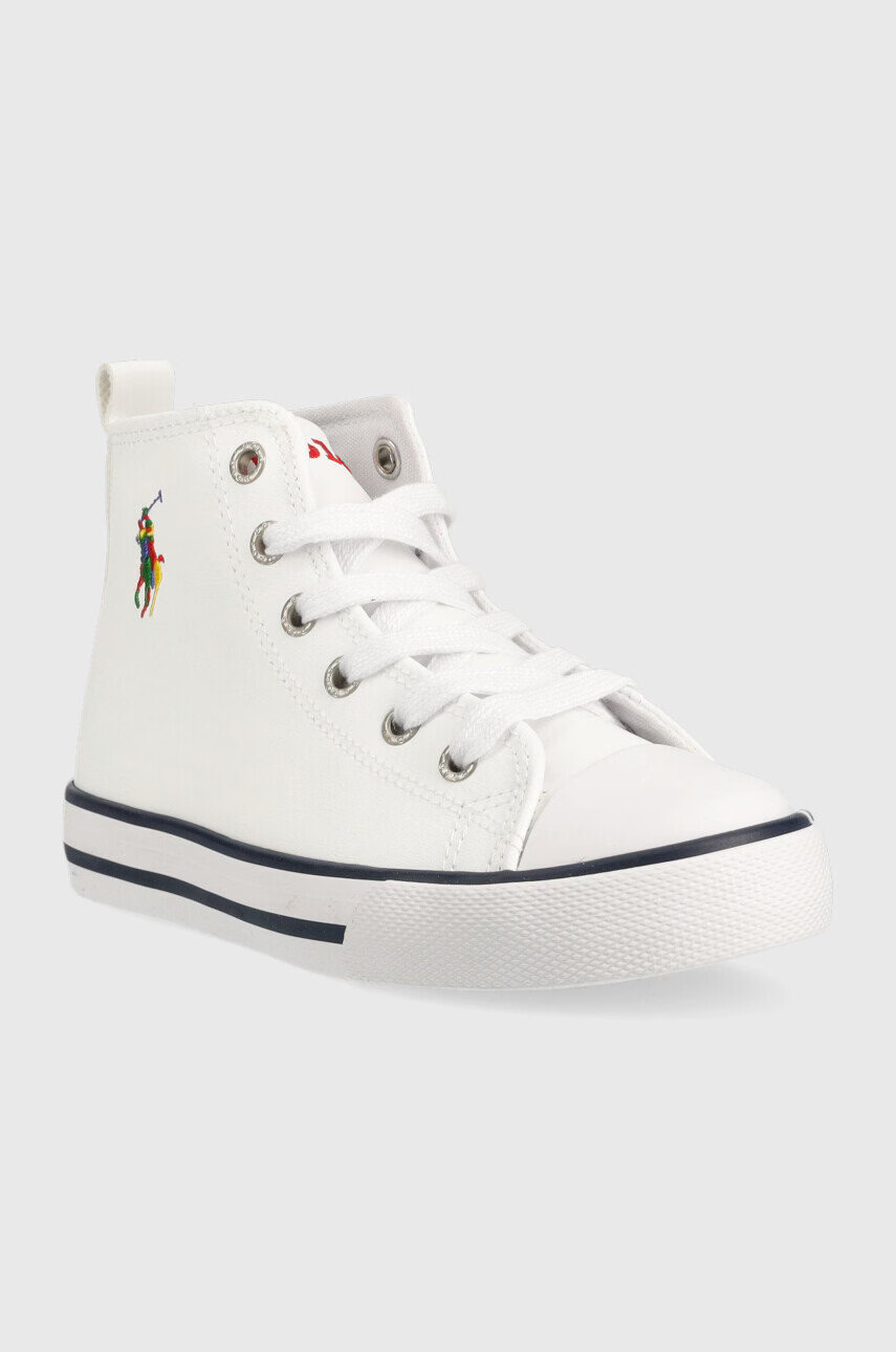 Polo Ralph Lauren Детски високи кецове в бяло - Pepit.bg