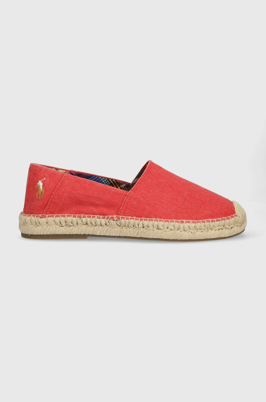 Polo Ralph Lauren Еспадрили Cevio Slip в червено - Pepit.bg