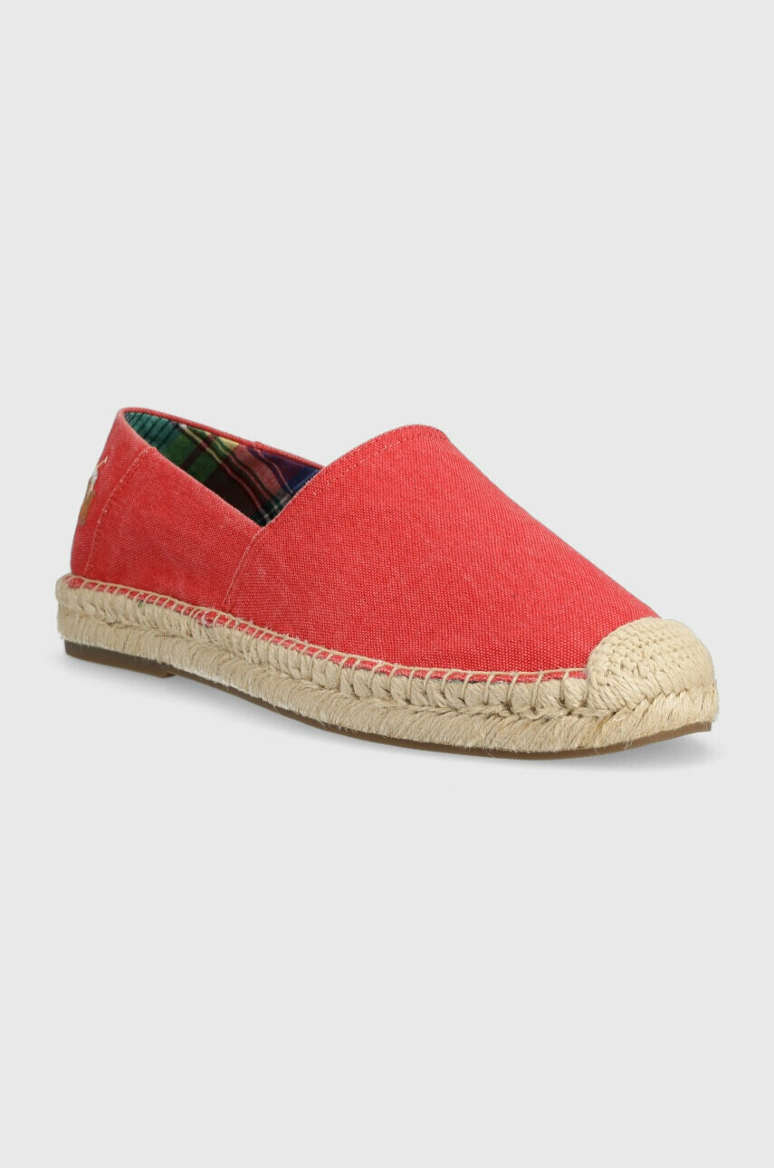 Polo Ralph Lauren Еспадрили Cevio Slip в червено - Pepit.bg