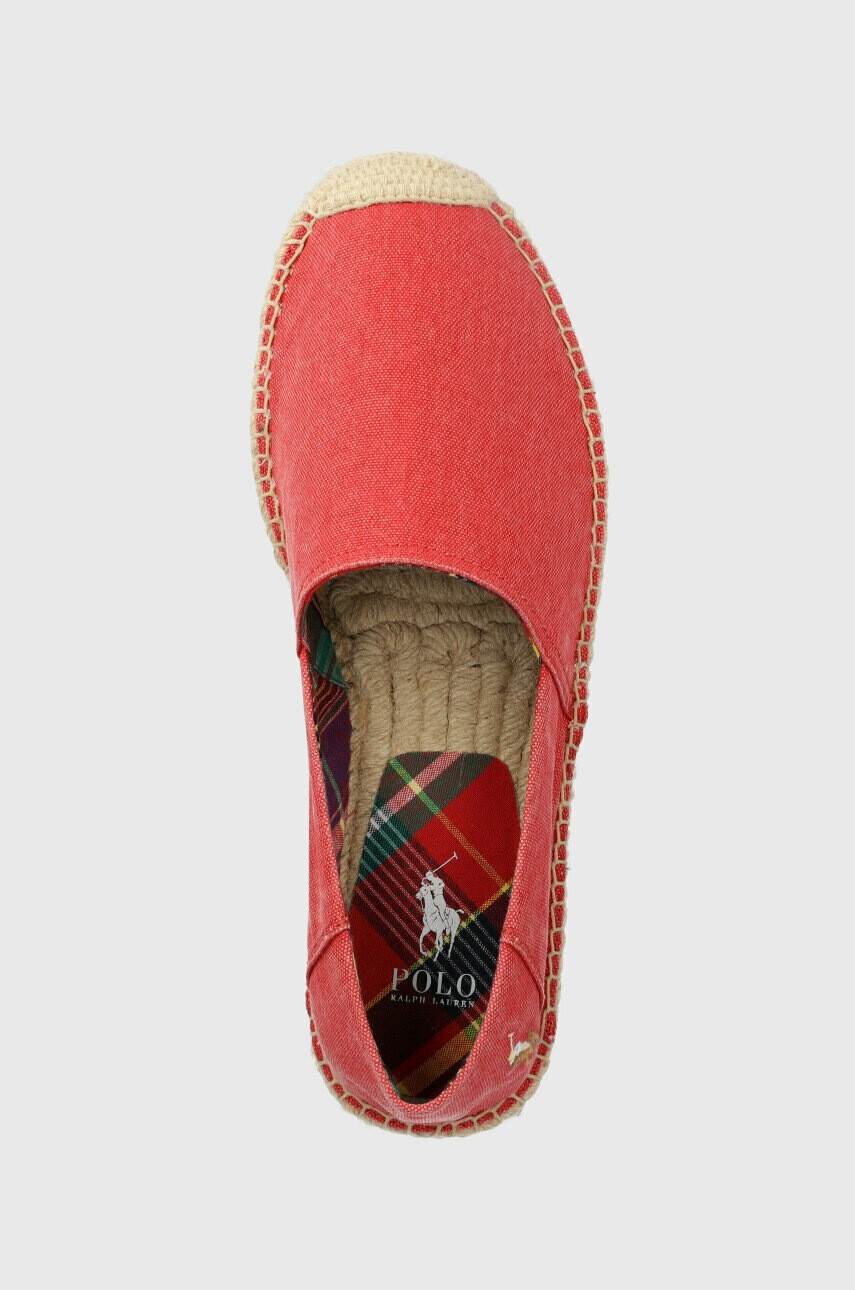 Polo Ralph Lauren Еспадрили Cevio Slip в червено - Pepit.bg