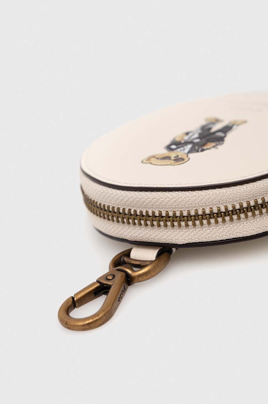 Polo Ralph Lauren Кожен портфейл дамски в бежово - Pepit.bg