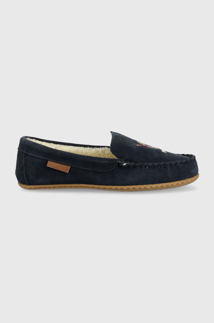 Polo Ralph Lauren Кожени чехли Collins Bear Collins Bear в тъмносиньо RF103885 - Pepit.bg