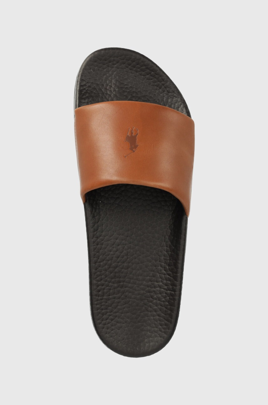 Polo Ralph Lauren Кожени чехли Polo в кафяво - Pepit.bg
