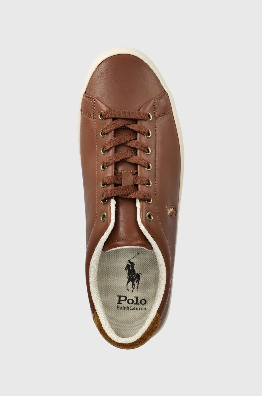 Polo Ralph Lauren Кожени маратонки Longwood в кафяво 816879935001 - Pepit.bg