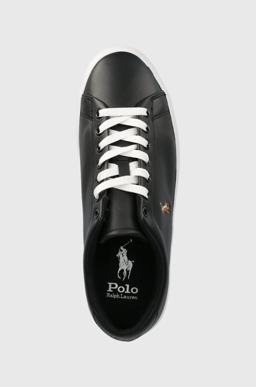 Polo Ralph Lauren Кожени маратонки Longwood в черно 816884372001 - Pepit.bg