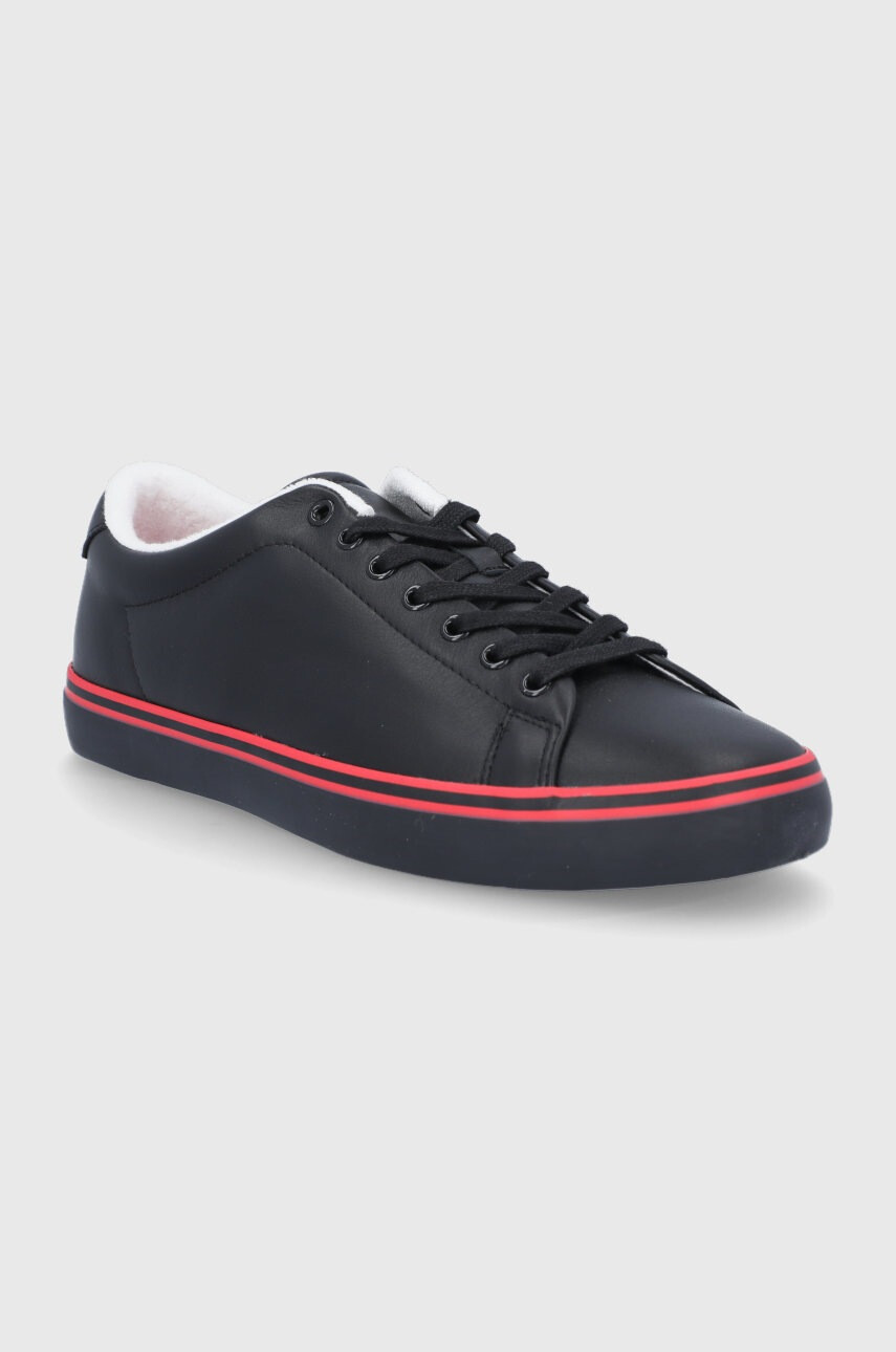 Polo Ralph Lauren Кожени обувки в черно - Pepit.bg
