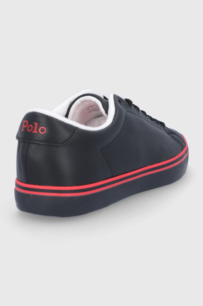 Polo Ralph Lauren Кожени обувки в черно - Pepit.bg