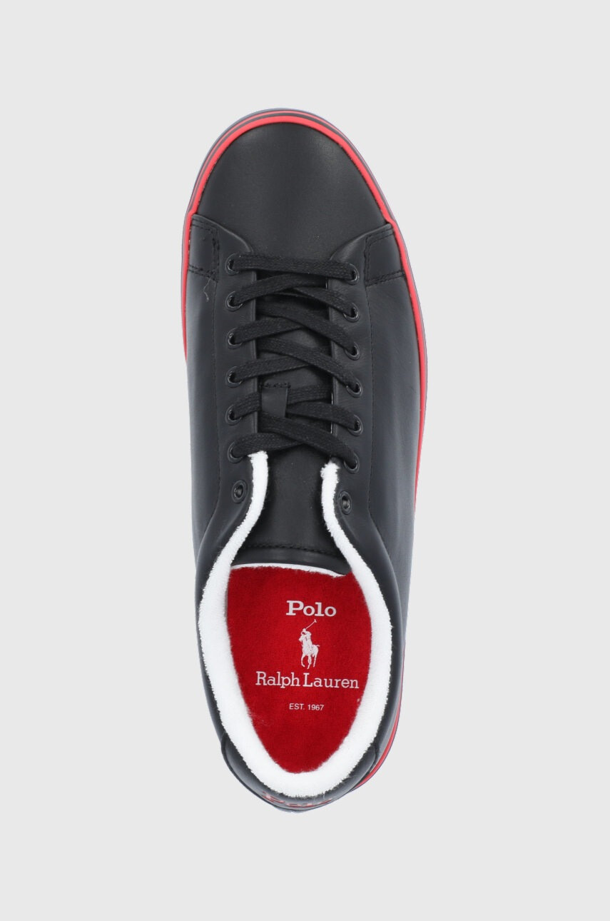 Polo Ralph Lauren Кожени обувки в черно - Pepit.bg