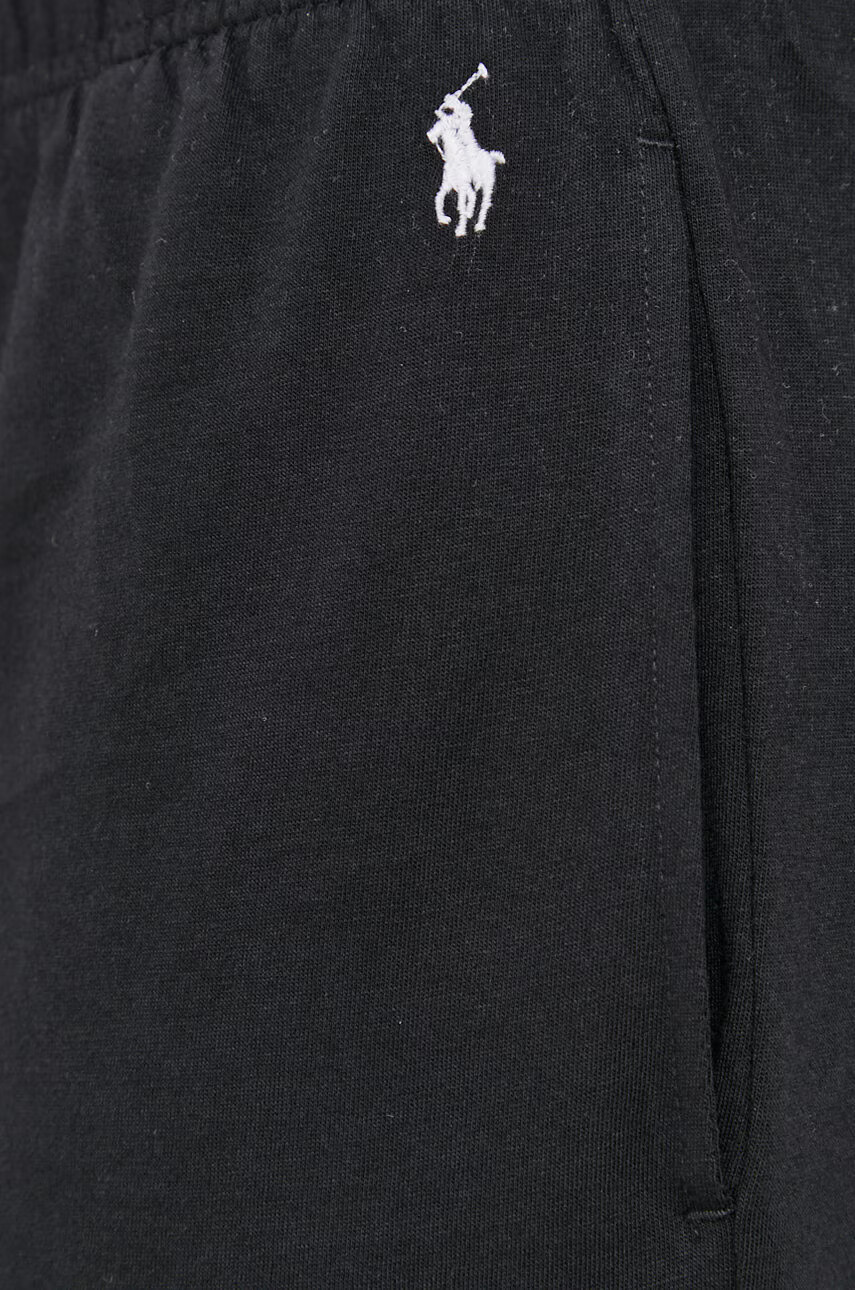 Polo Ralph Lauren Къс панталон мъжки в черно - Pepit.bg