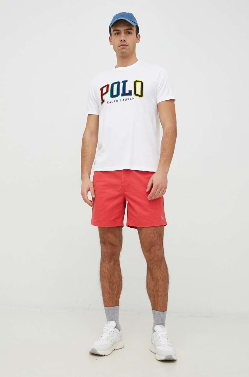 Polo Ralph Lauren Къс панталон в червено - Pepit.bg