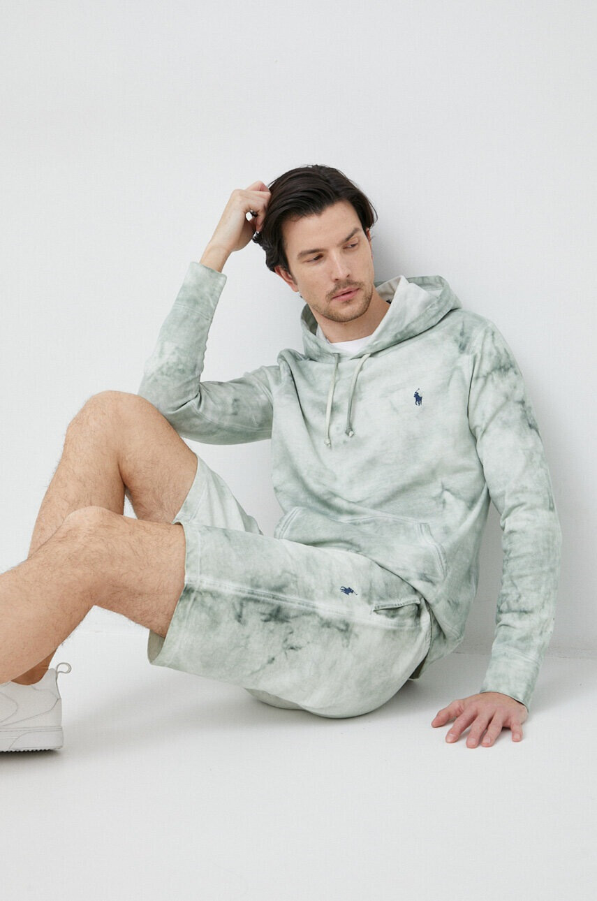 Polo Ralph Lauren Къс панталон с лен в зелено - Pepit.bg