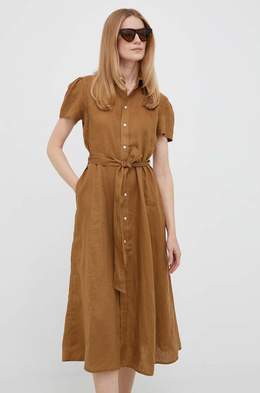 Polo Ralph Lauren Ленена рокля - Pepit.bg