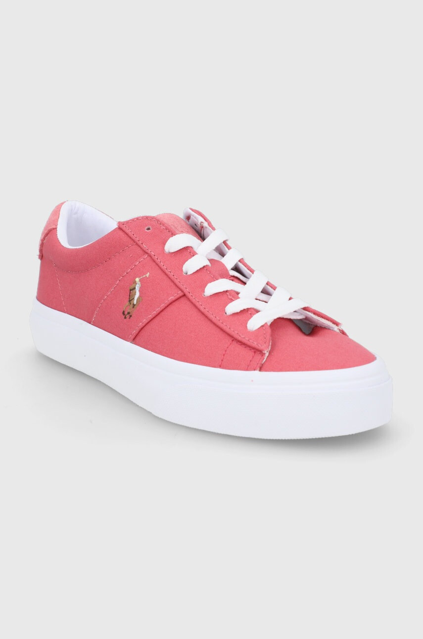 Polo Ralph Lauren Ниски кецове Sayer в розово - Pepit.bg