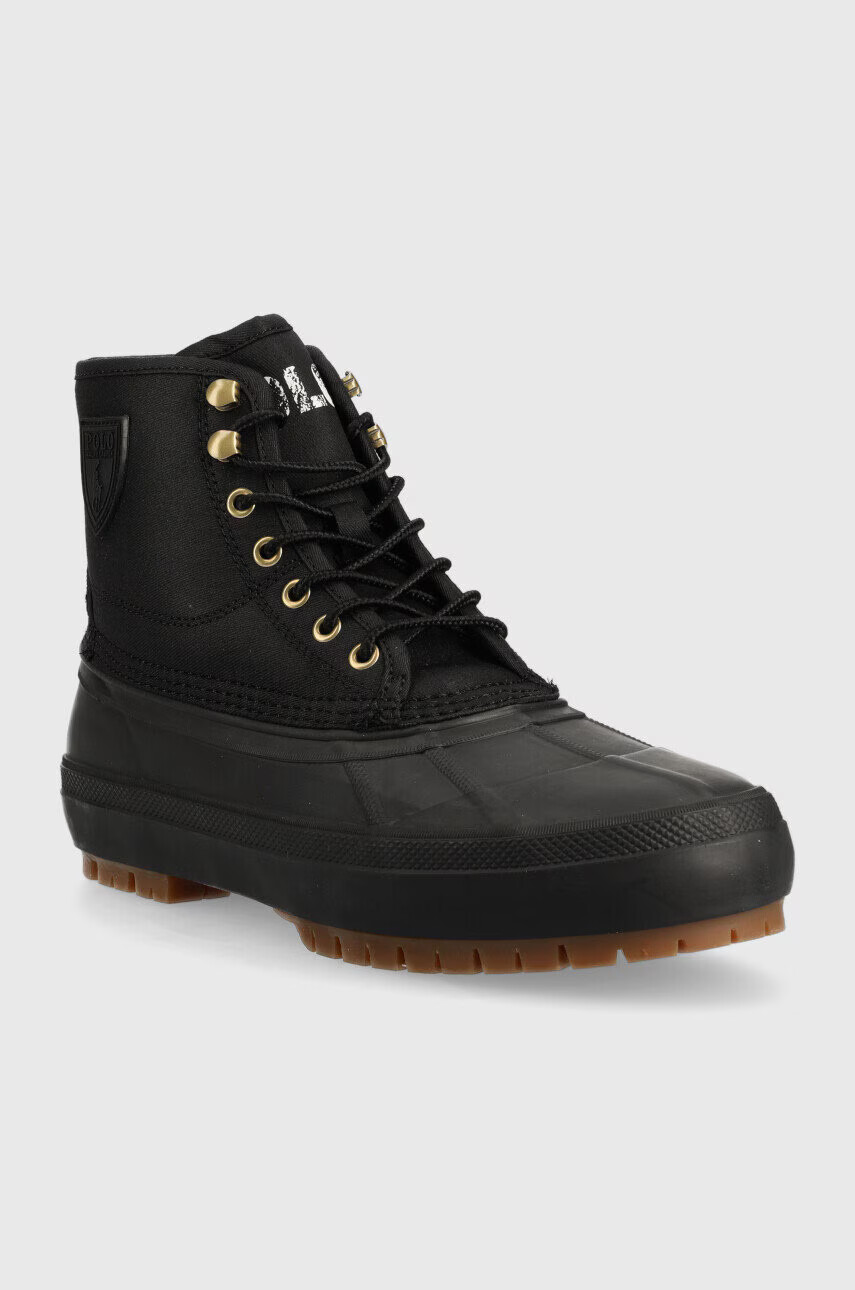 Polo Ralph Lauren Обувки Claus мъжки в черно - Pepit.bg