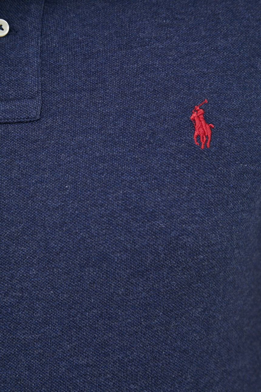 Polo Ralph Lauren Памучна блуза с дълги ръкави с десен - Pepit.bg