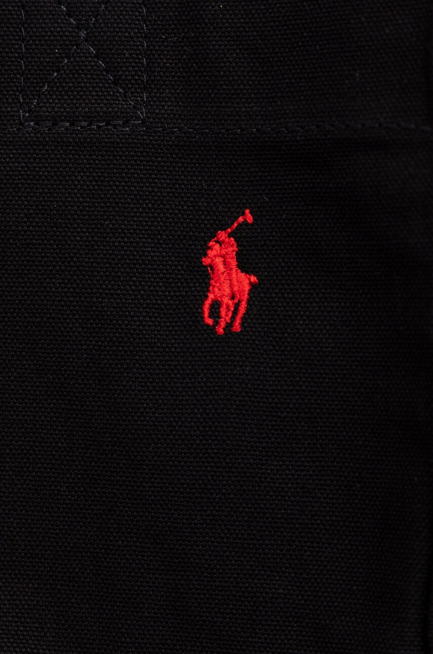 Polo Ralph Lauren Памучна чанта в червено - Pepit.bg