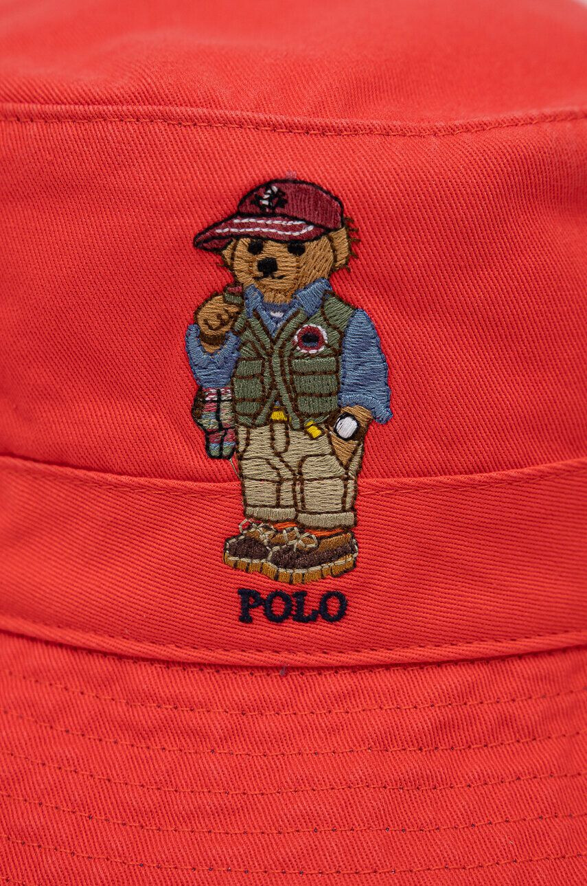 Polo Ralph Lauren Памучна капела В червено от памук - Pepit.bg