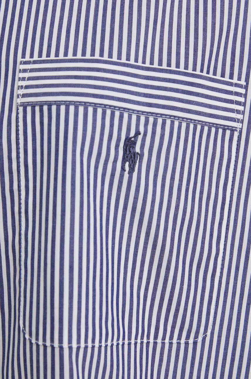 Polo Ralph Lauren Памучна нощница в тъмносиньо от памук - Pepit.bg