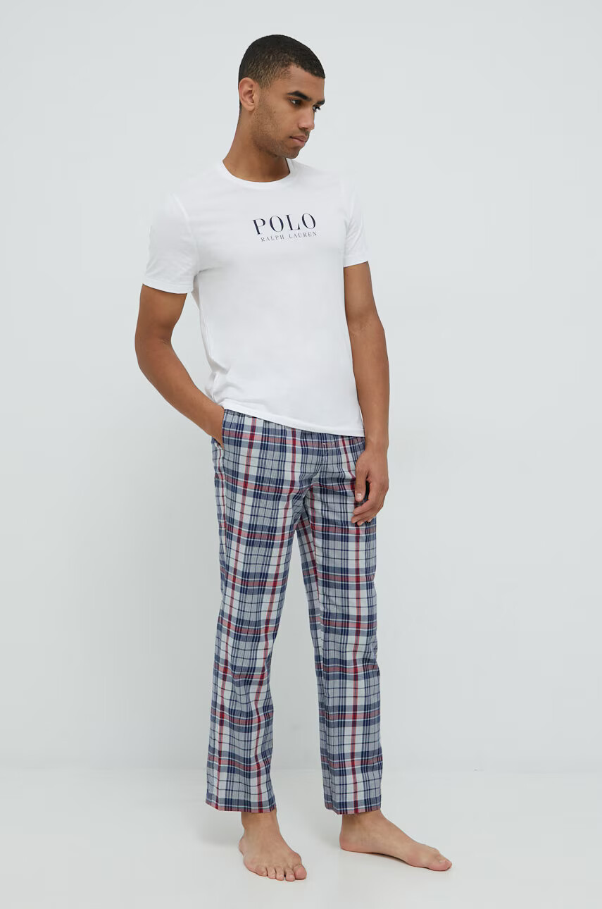 Polo Ralph Lauren Памучна пижама с принт - Pepit.bg