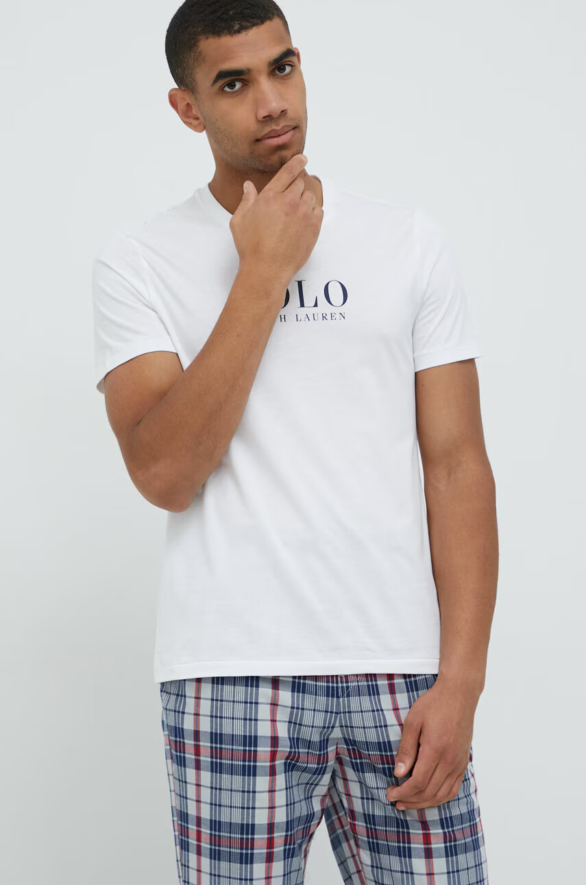 Polo Ralph Lauren Памучна пижама с принт - Pepit.bg