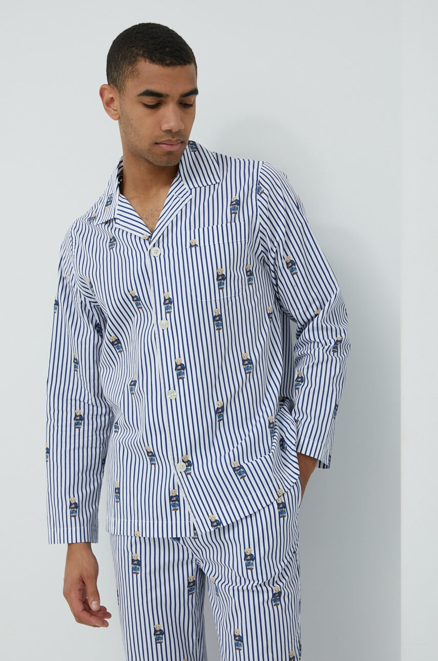 Polo Ralph Lauren Памучна пижама с десен - Pepit.bg