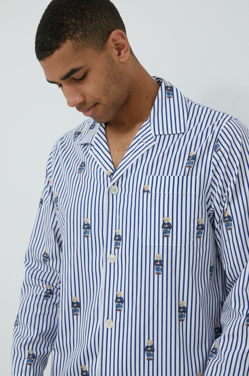 Polo Ralph Lauren Памучна пижама с десен - Pepit.bg