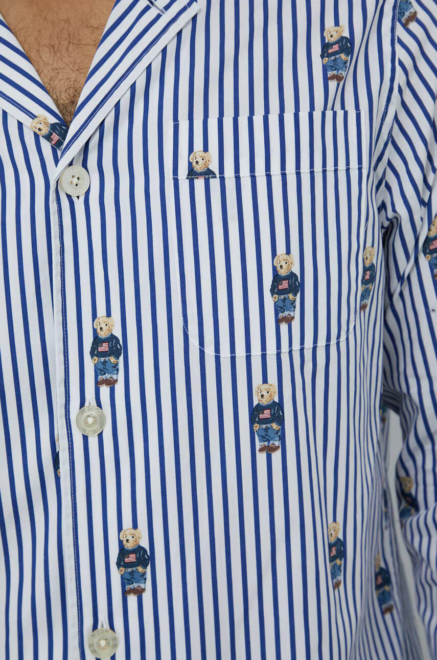 Polo Ralph Lauren Памучна пижама с десен - Pepit.bg