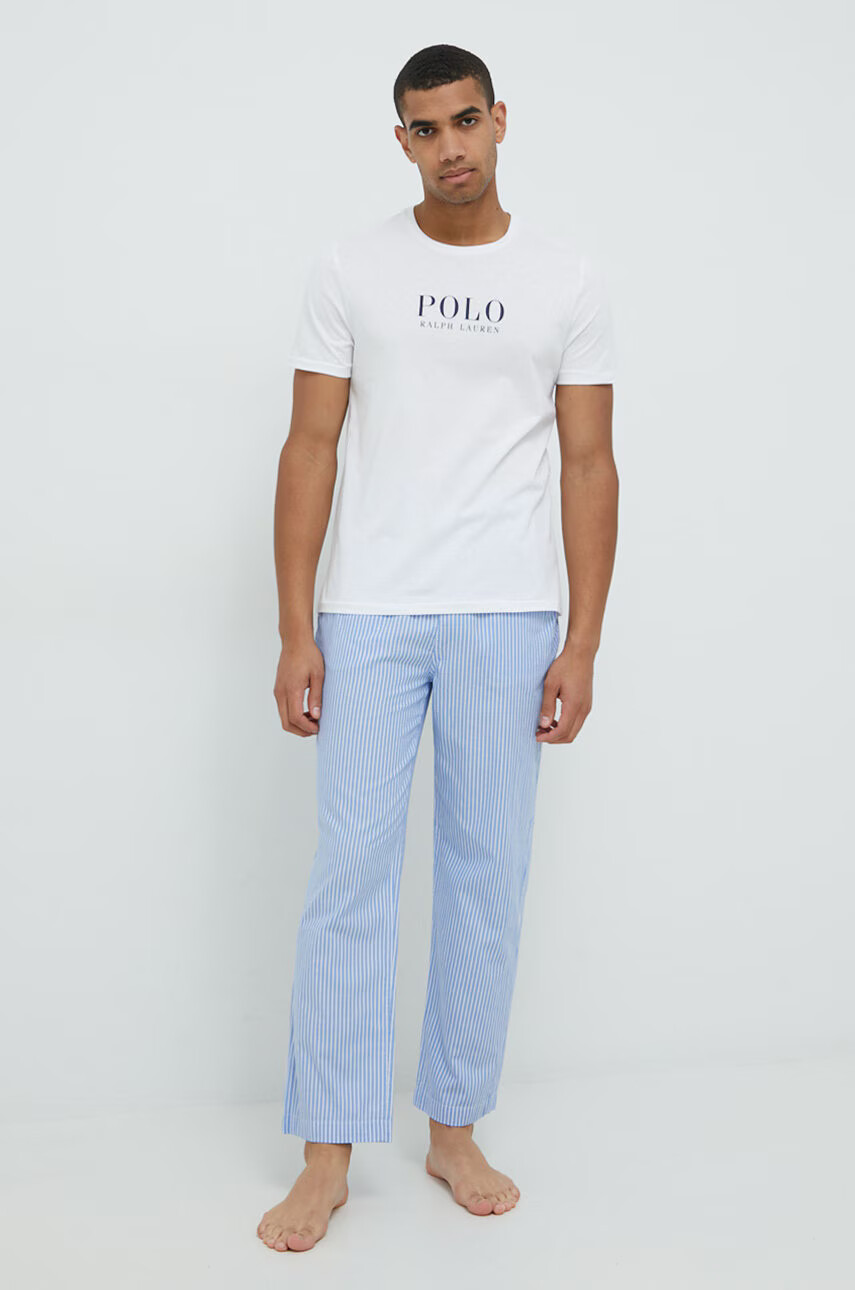 Polo Ralph Lauren Памучна пижама с принт - Pepit.bg