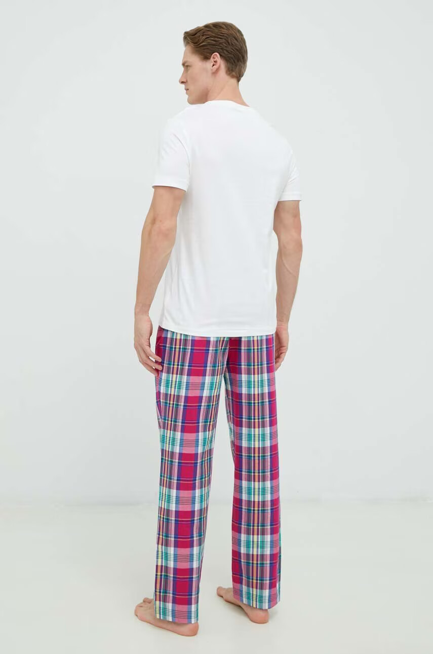 Polo Ralph Lauren Памучна пижама с десен - Pepit.bg