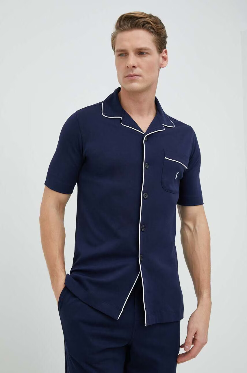 Polo Ralph Lauren Памучна пижама с десен - Pepit.bg