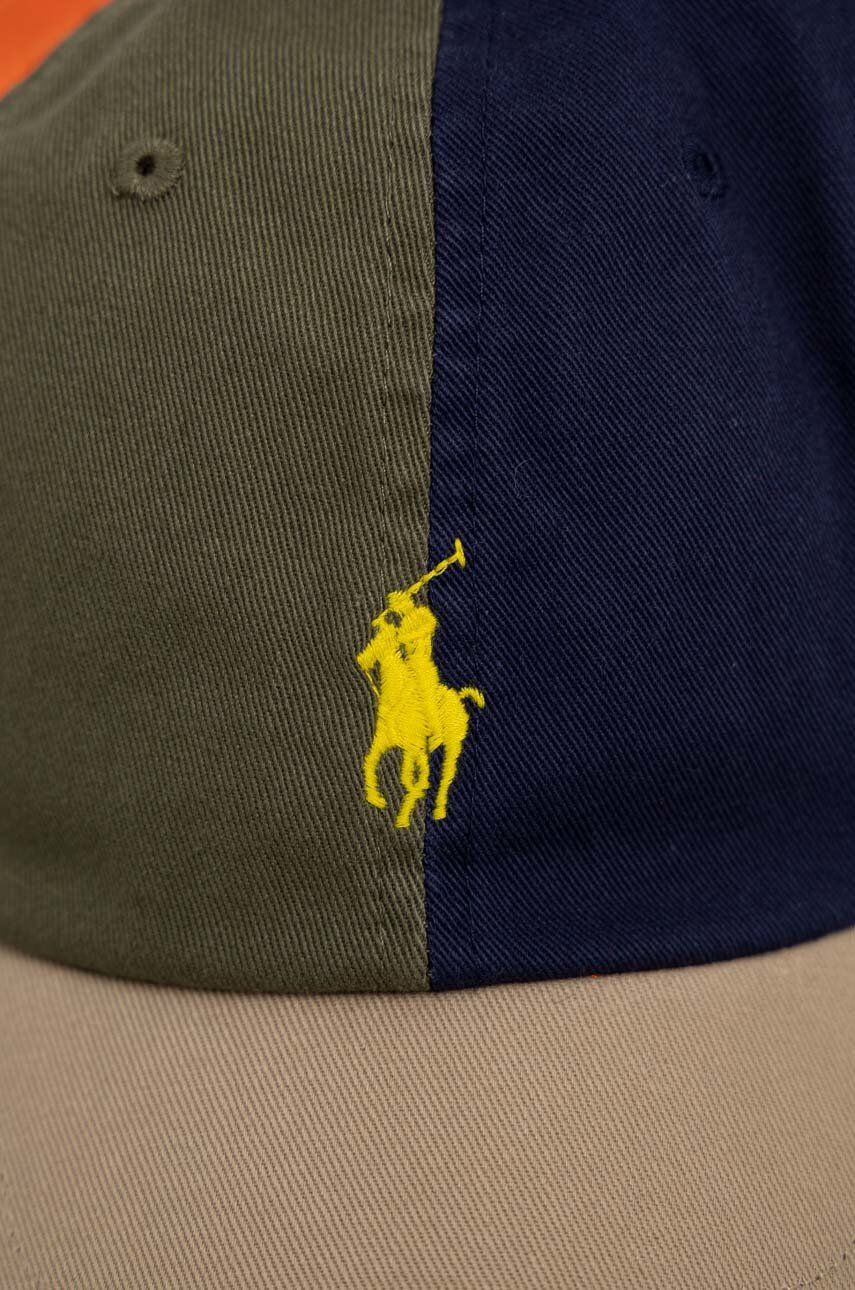 Polo Ralph Lauren Памучна шапка с козирка с десен - Pepit.bg