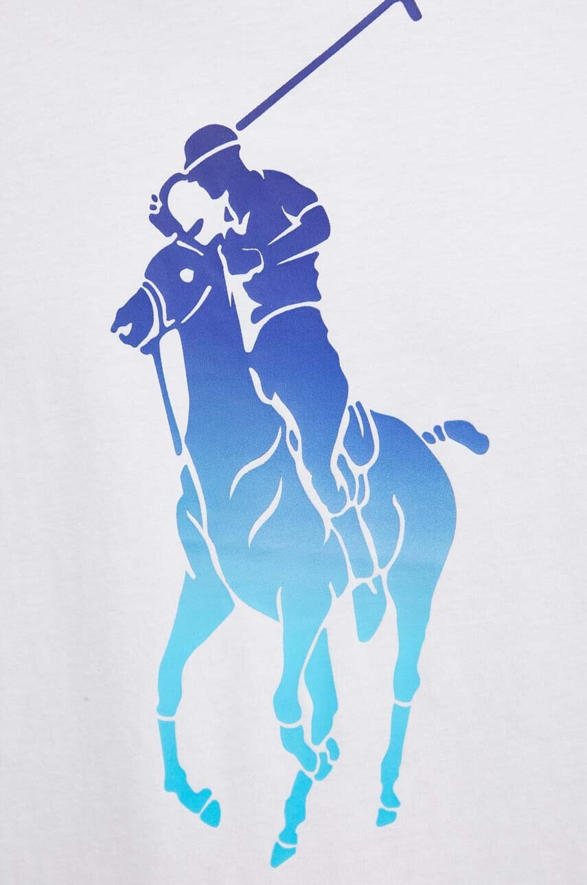 Polo Ralph Lauren Памучна тениска в черно с принт - Pepit.bg
