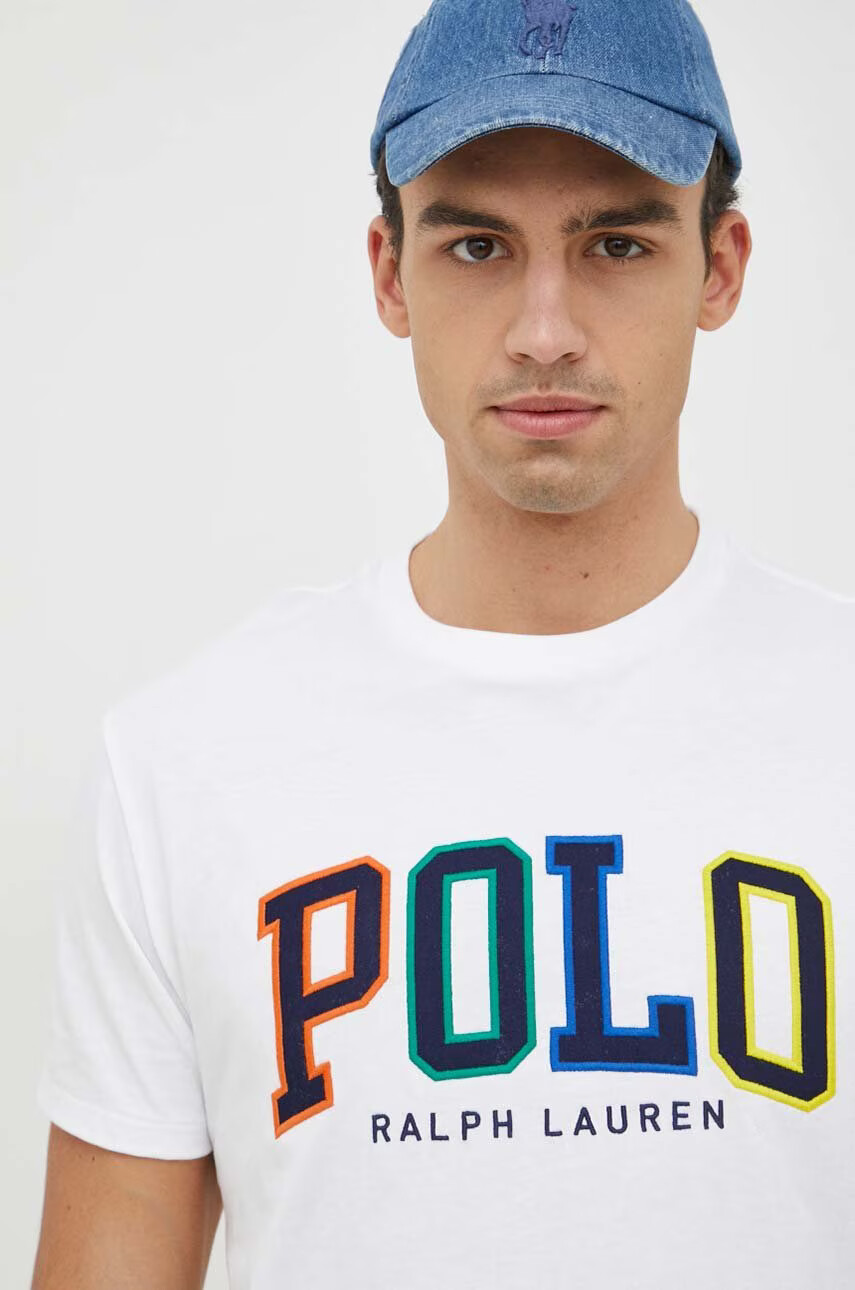 Polo Ralph Lauren Памучна тениска в черно - Pepit.bg